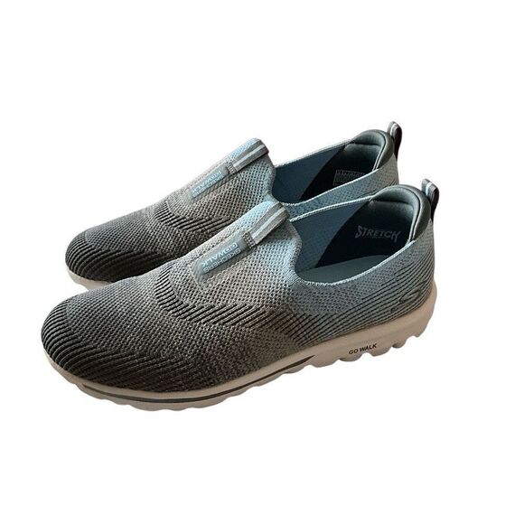 SKECHERS PERFORMANCE GO WALK Travel IBIZA Women's  Size 9 Blue/Gray - Picture 1 of 12